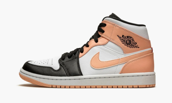 Air Jordan 1 Mid Crimson Tint Toe 