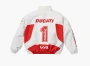 Supreme x Ducati Track Jacket Light Grey 