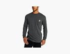 Carhartt K126 Pocket Long-Sleeve T-Shirt Charcoal