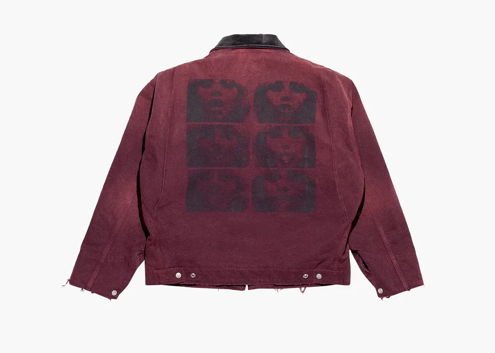 Enfants Riches Déprimés Blanket Lined Work Jacket Vineyard Wine