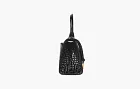 Balenciaga Hourglass Crocodile Embossed Xs Handbag Black