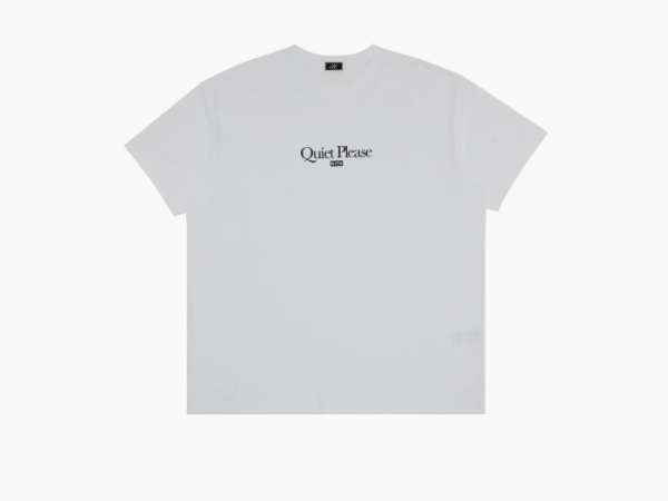 Kith x Wilson Quiet Please Tee White  Kith x Wilson Quiet Please Tee White