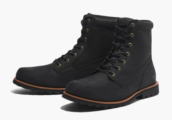 Timberland Attleboro 6 Inch Boot Black Full Grain 