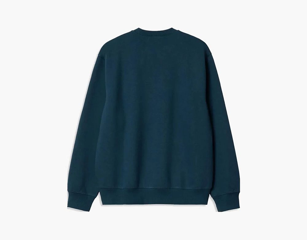 Carhartt WIP Script Sweatshirt Teal