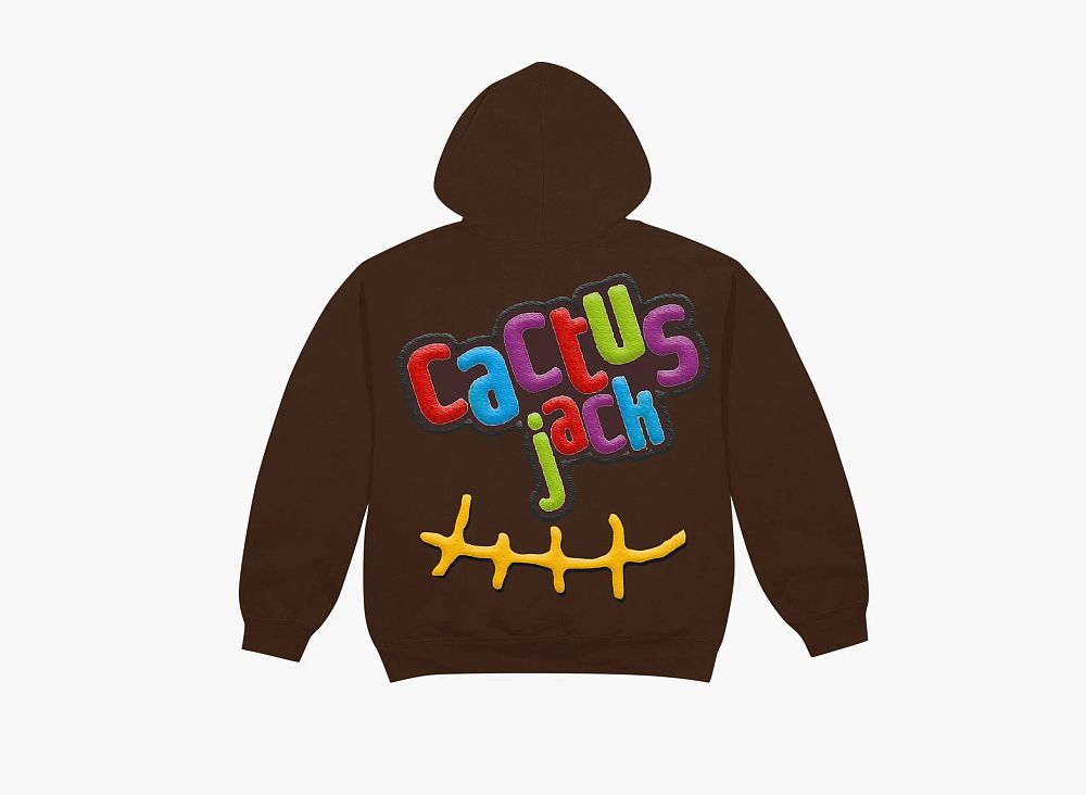 Cactus Jack by Travis Scott x McDonald's Smile Hoodie Brown
