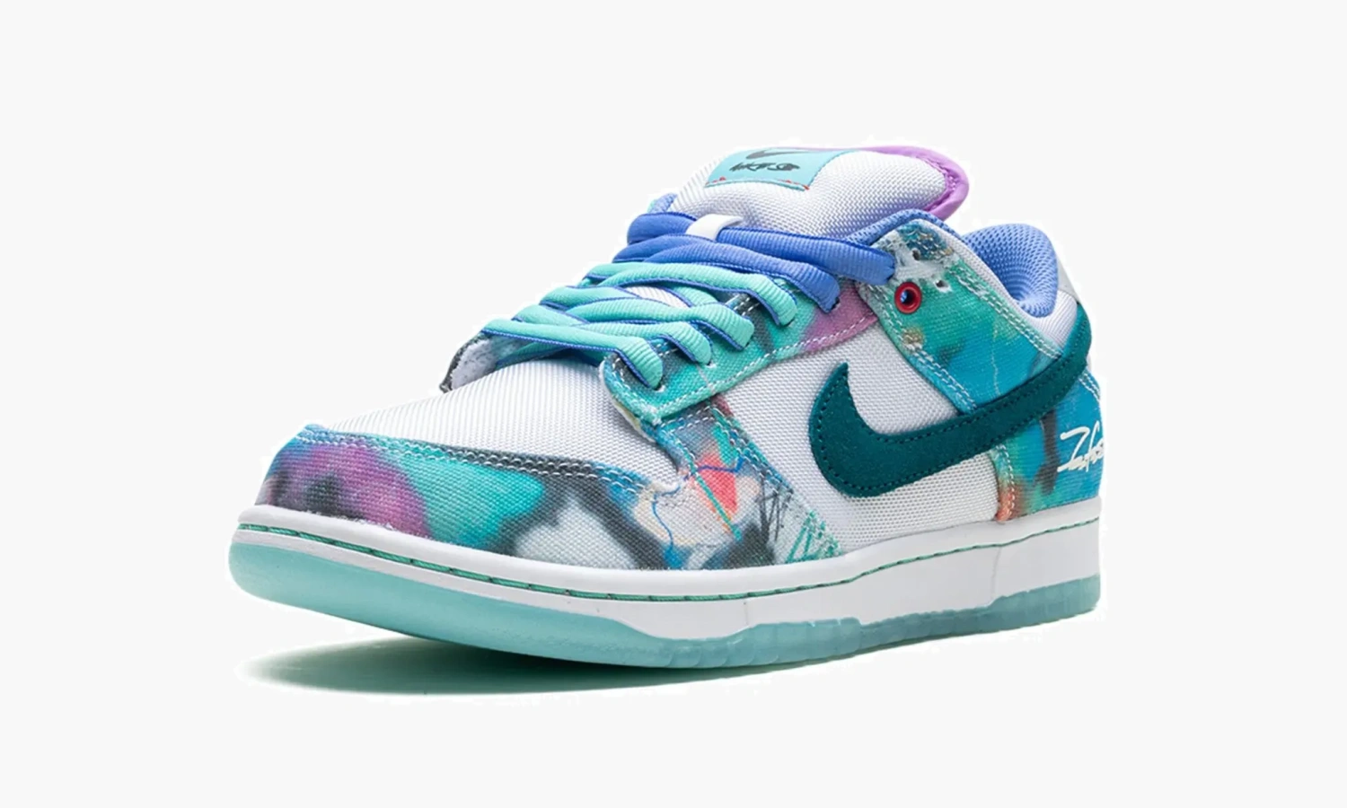 Dunk Low SB "Futura Laboratories - Bleached Aqua" 