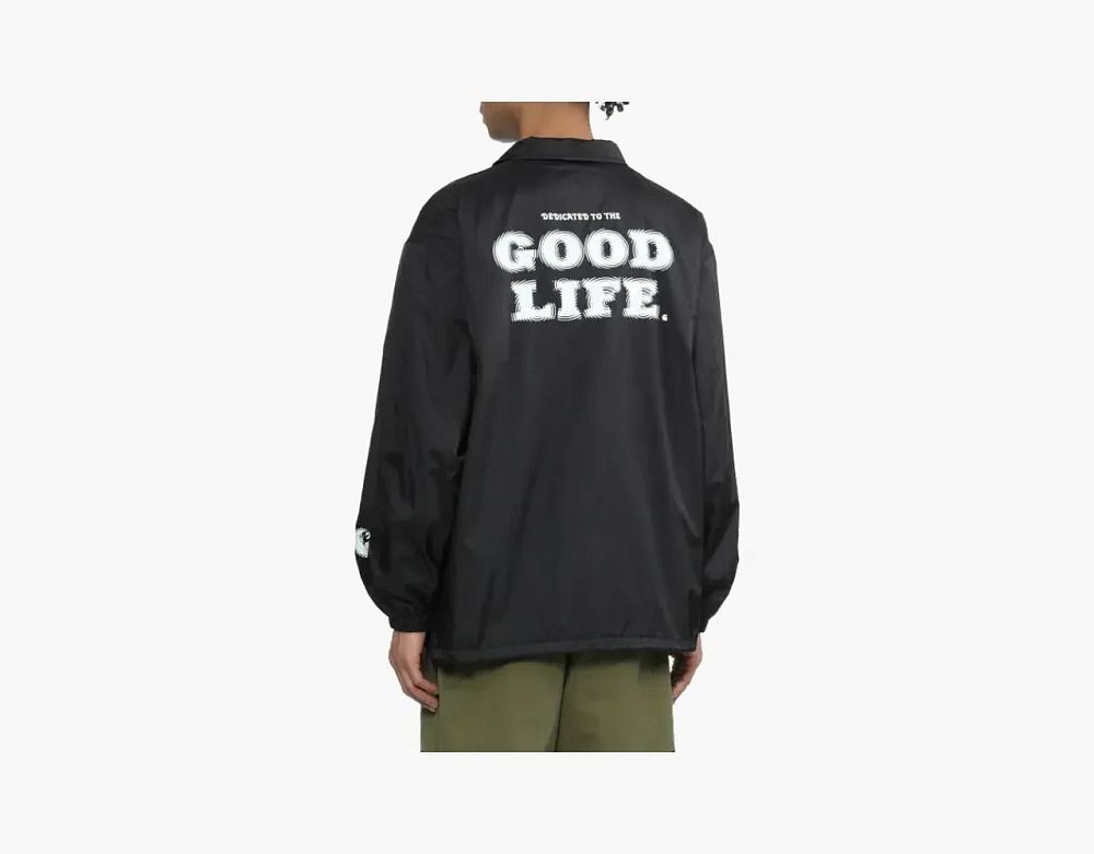 Carhartt WIP Logo Coach Jacket Black