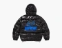Supreme x Fox Racing Shiny Down Puffer Jacket Black 