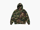 Supreme Small Box Zip Up Hooded Sweatshirt Woodland Camo