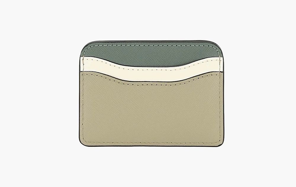 Marc Jacobs The Leather Card Holder Green
