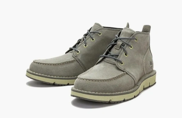 Timberland Westmore Moc Toe Chukka Boot Medium Grey Nubuck 