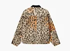 Stussy Washed Canvas Shop Jacket Leopard