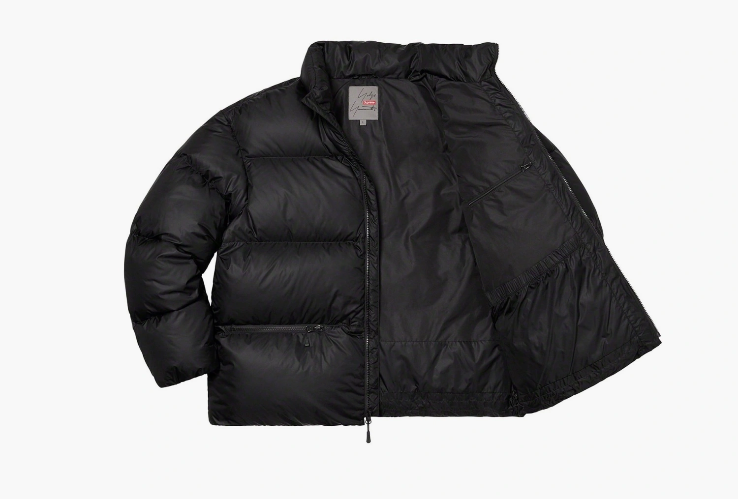 Supreme x Yohji Yamamoto Down Jacket Black White Red 