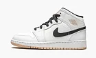 Air Jordan 1 Mid GS White / Arctic Orange