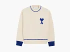 Ami Paris Ami De Coeur Crewneck Sweater Moonlight / Dark Night Blue