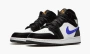 Air Jordan 1 Mid GS Black Racer Blue White 