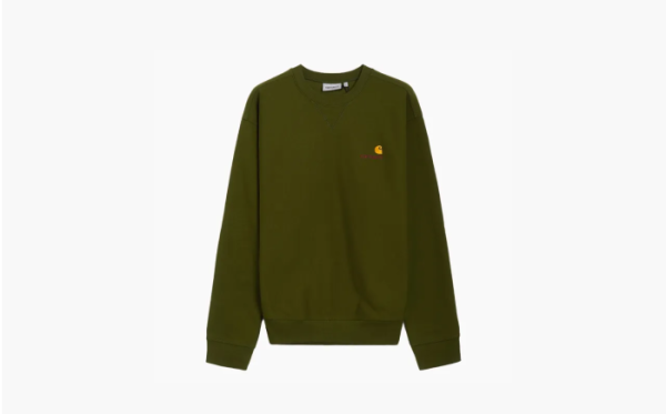 Carhartt WIP Sweatshirt American Script Green 