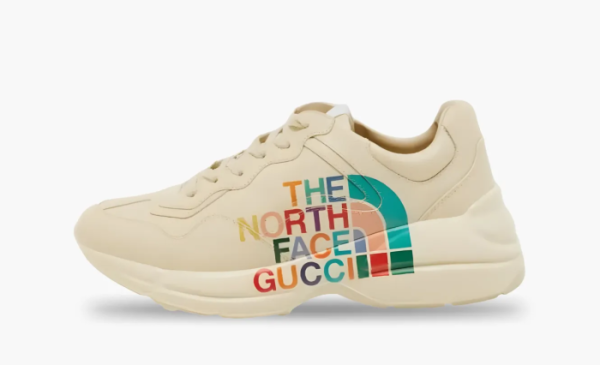 Gucci Leather Rhyton x The North Face Ivory 