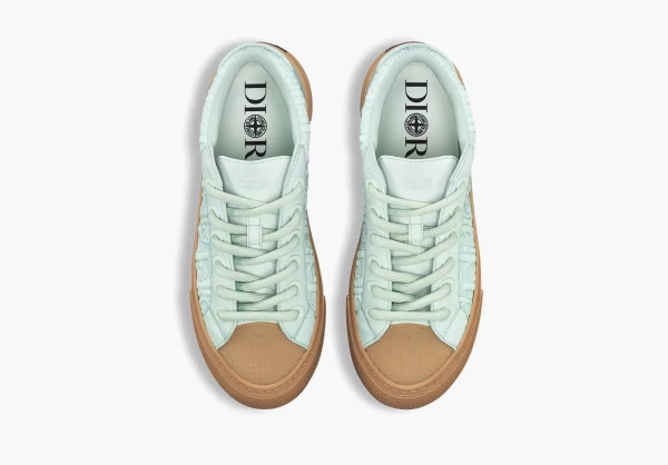 Stone Island x Dior B33 Skateboard Shoes Green 