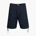C.P. Company Logo Patch On The Back Shorts Denim