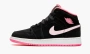 Air Jordan 1 Mid GS Black Digital Pink 