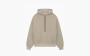 Fear of God Taupe Fleece Half Zip Hoodie "Taupe" 