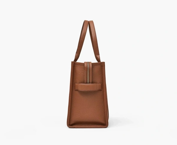 Marc Jacobs The Leather Large Tote Bag Argan Oil 