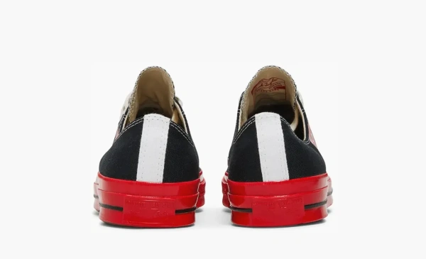 Comme des Garçons Play x Chuck 70 Low Black Red 