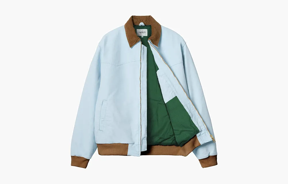 Carhartt WIP Bomber Jacket Light Blue