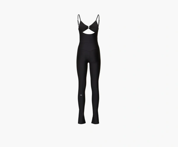 Alo Yoga Airlift A-List Onesie Black  Alo Yoga Airlift A-List Onesie Black
