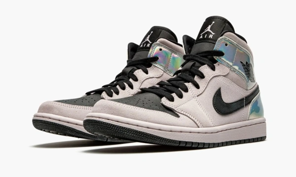 Air Jordan 1 Mid WMNS Dirty Powder Iridescent 