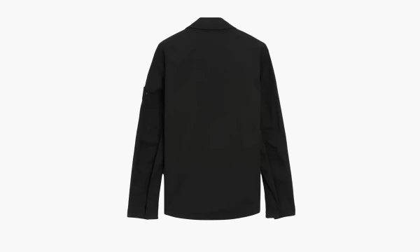 Stone Island Zip Shirt Jacket Black  Stone Island Zip Shirt Jacket Black