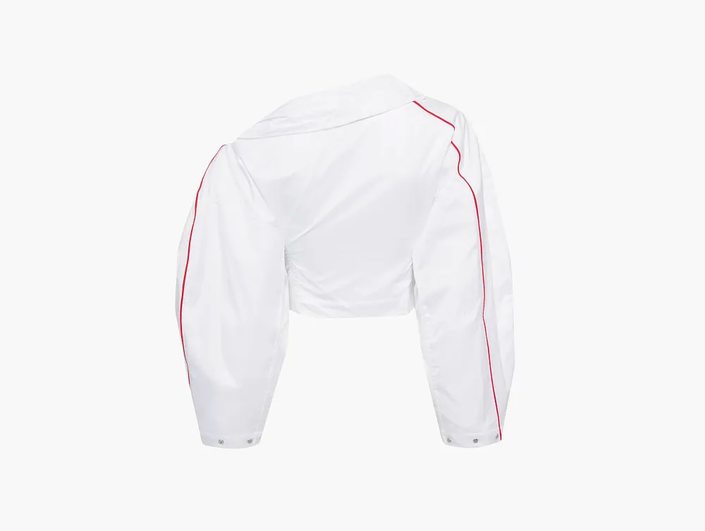 Nike x Jacquemus Short Asymmetrical Jacket White
