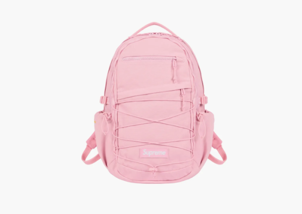 Supreme Logo Backpack (SS25) Light pink 