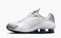Nike Shox R4 Metallic Silver Deep Royal Blue 
