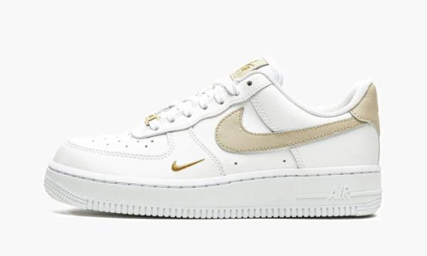 Air Force 1 LO ESSENTIAL MNS WMNS Toe Swoosh - White / Rattan 
