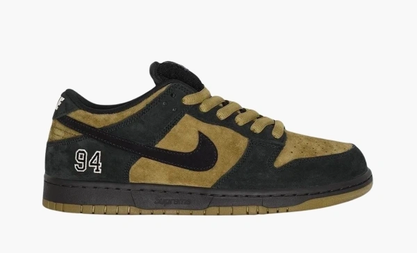 Nike Dunk Low SB x Supreme Camper Green