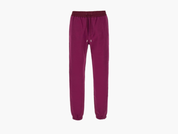 Saint Laurent Tyrian Cotton Joggers Fuchsia 
