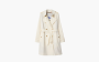 Burberry Mid-length Gabardine Kensington Trench Coat "Beige" 