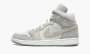 фото Air Jordan 1 Mid SE WMNS "Grey Fleece" (Air Jordan 1)-DO7139 002