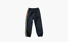 Gucci x The North Face Web Print Cotton Jogging Pants Black Stonewash