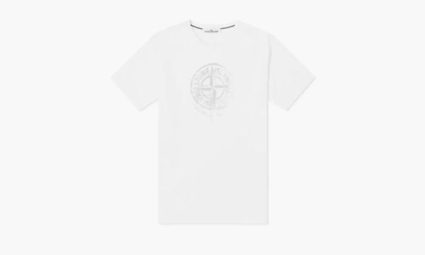 Stone Island Reflective One Badge Print T-shirt 