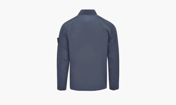 Stone Island Zip Shirt Jacket Blue  Stone Island Zip Shirt Jacket Blue