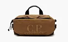 C.P. Company Plain Paper Touch Logo Waist Bag Brown