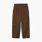 Carhartt WIP Pleated Trousers Brown