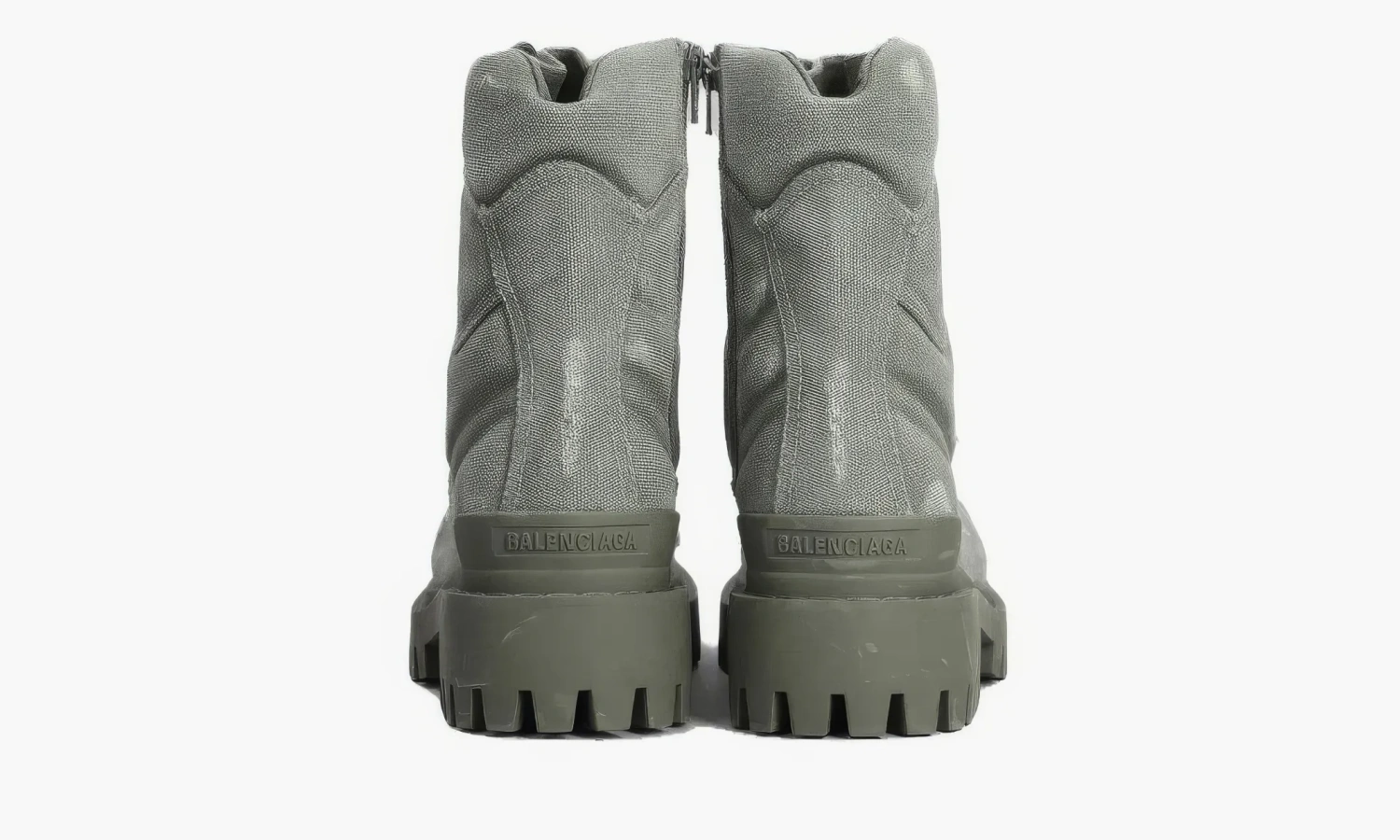 Balenciaga Strike Cotton Canvas Combat Khaki 