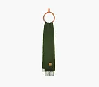 Loewe Scarf in Mohair and Wool Forest Green