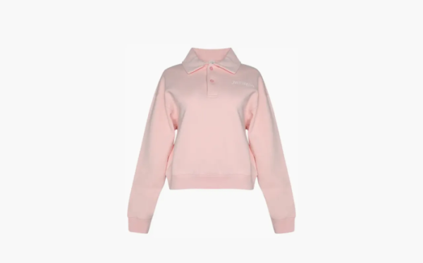 Sporty & Rich Rizzoli Cropped Polo Ballet Pink/White 