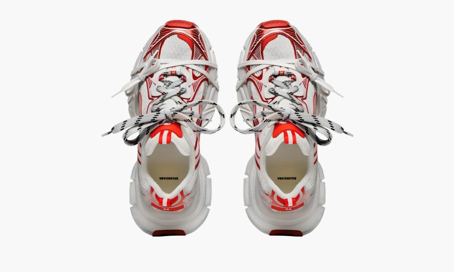 Balenciaga 3xl White Red 