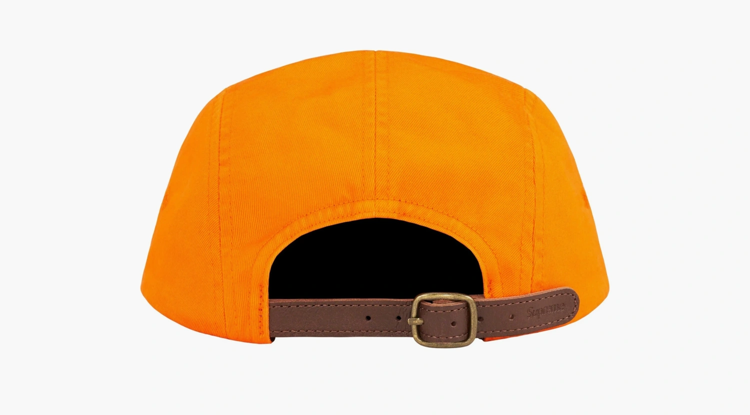 Supreme Washed Chino Twill Camp Cap  Light Orange 